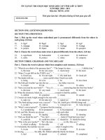 Đề Ôn HSG Anh12 2010