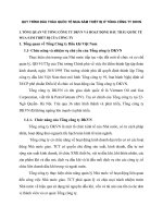 QUY TRÌNH ĐẤU THẦU QUỐC TẾ MUA SẮM THIẾT BỊ Ở TỔNG CÔNG TY DKVN