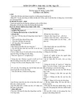 Bài giảng Giáo án lớp 4 - Tuần 22