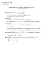 KHẢO SÁT CHẤT LƯỢNG HSG