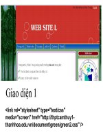 Gián án Giao diện 1