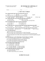 Bài giảng De thi hoc ki 1lop 10CB