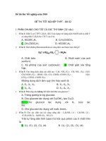 Đề thi thử Tốt nghiệp năm 2010_new hot