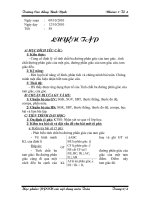 Bài giảng luyện tập tính chất ba đường phân giác