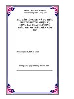 Kế hoạch hoạt động Đoàn năm 2010-2011