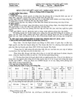 Tài liệu BAO CAO SO KET KI I- THCS Xuan Son