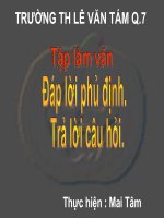 Tài liệu TLV tuan 24