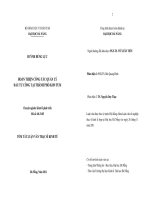 Hoàn thiện công tác quản lý đầu tư công tại thành phố kon tum 