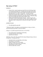 Đại cương về PTKT