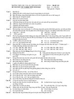 Tài liệu đề thi thử TN 1
