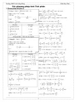 Bài giảng Tích phân 1