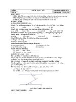 Bài soạn Đề KT Hình 7(T16)