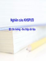 Bài giảng THU THẬP TÀI LIỆU ĐỂ NGHIÊN CỨU