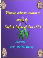 Bài soạn unit 5 - E 12 - reading