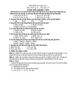 Tài liệu KT Hóa 9 kì 1