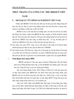 THỰC TRẠNG CỦA CÔNG TÁC THU BHXH Ở VIỆT NAM