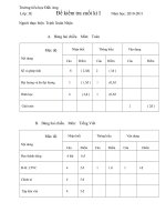 Đề thi cuối học kì 1