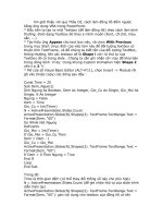 Bài soạn Lam dong ho dem nguoc bang VBA