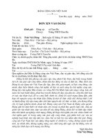 Bài giảng Đơn xin vào Đảng - Lời tuyên thệ