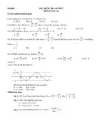 Gián án ĐỀ THI HKI 1