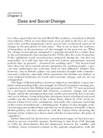 Class and Social Change