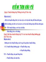 Gián án BÀI 2: VẬN TỐC