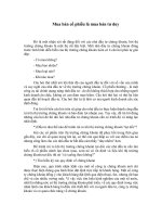 Mua bán cổ phiếu là mua bán tư duy