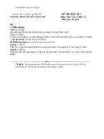 Bài giảng đề thi hk1