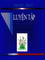 Bài giảng Rút gọn phân thức ĐS - Luyện tập.