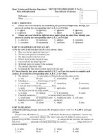 test 45 minutes no2 first term