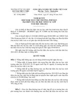 Tài liệu NQ ban đại diện CMHS