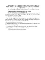 Thực trạng kinh doanh và hoạt động hoạch định chiến lược kinh doanh Công ty vật tư thiết bị alpha