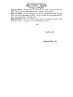 Bài soạn Đề thi HSG khối 10