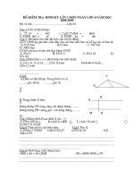 Tài liệu KT ĐK Lần 2-Toán 4