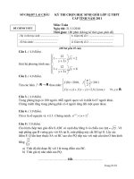 Đề thi HSG lớp 12 cấp tỉnh