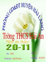 tiết 47. tính chất của phép cộng các số nguyên