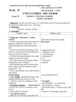 Bài soạn Giáo án TA 8 KHII