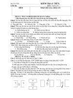 DE KIEM TRA KY I (2010 Hay)