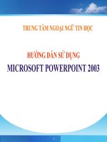 tính năng hay gặp trong powerpoint