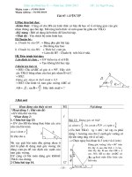 Bài soạn Giáo án Hình 9