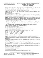 Bộ đề HSG lớp 8- Tự luyện