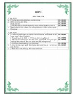 MỤC LỤC CHUẨN 1