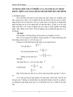 ÁP DỤNG ĐỐI VỚI CỔ PHIẾU CỦA NGÀNH XUÁT NHẬP KHẨU TRÊN SÀN GIAO DỊCH THÀNH PHỐ HỒ CHÍ MINH