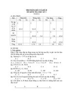 đề thi toán 6 kỳ I & II
