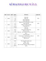 giáo án 3 tuần 21