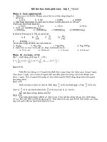 Tài liệu KIEM TRA MON TOAN HSG LOP 5 CAP TRUONG VONG 3 NAM 2010