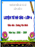 Gián án VỊ NGỮ CÂU KỂ AI LÀ GÌ