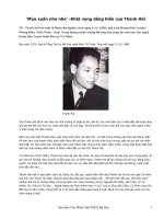 Khat vong dang hien cua Thanh Hai-Mua xuan nho nho