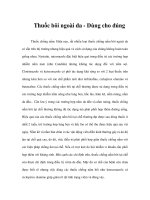 Thuốc bôi ngoài da - Dùng cho đúng