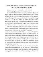 GIẢI PHÁP HOÀN THIỆN CễNG TÁC KẾ TOÁN HUY ĐỘNG VỐN